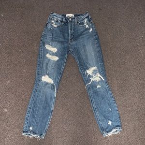 Abercrombie and Fitch High Rise Mom Jeans